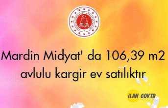 Mardin Midyat' da 106,39 m² avlulu kargir ev icradan satılıktır