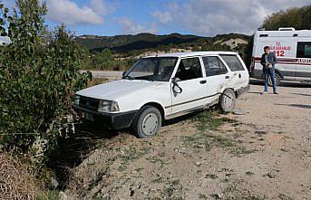 Mudurnu'da otomobillerin çarpışması sonucu 1 kişi yaralandı