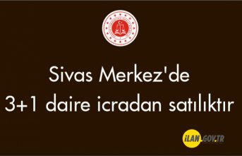 Sivas Merkez'de 3+1 daire icradan satılıktır