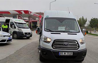 Suluova'da  okul servis araçları denetlendi