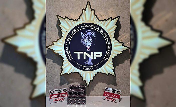 Tokat'ta 1312 uyuşturucu hapla yakalanan şüpheli tutuklandı