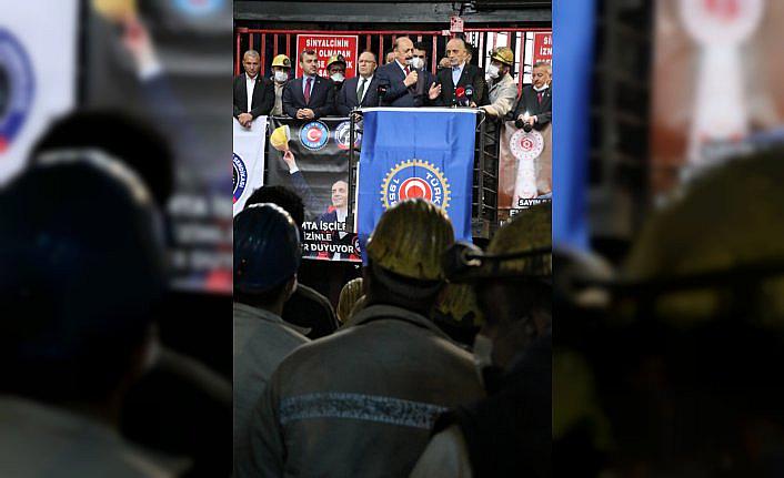 Bakan Bilgin, Zonguldak'ta maden işçileriyle buluştu: