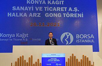 Borsa İstanbul'da gong Konya Kağıt AŞ için çaldı