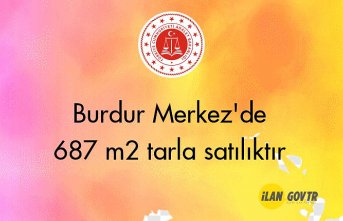 Burdur Merkez'de 687 m² tarla icradan satılıktır