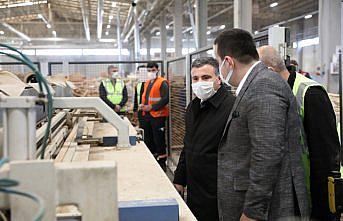 Düzce Valisi Atay'dan fabrika ziyareti