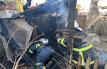 Düzce'de barakada çıkan yangında 11 köpek yavrusu telef oldu