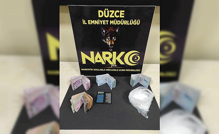 Düzce'de uyuşturucu operasyonunda bir şüpheli tutuklandı