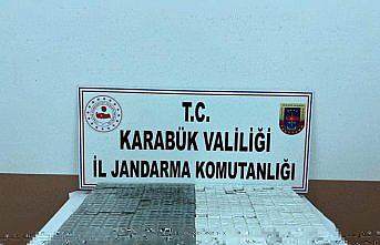 Karabük'te gümrük kaçağı 611 paket sigara ele geçirildi