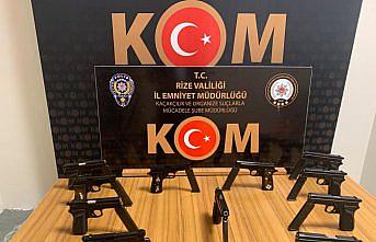 Rize'de ruhsatsız silah operasyonunda bir kişi tutuklandı
