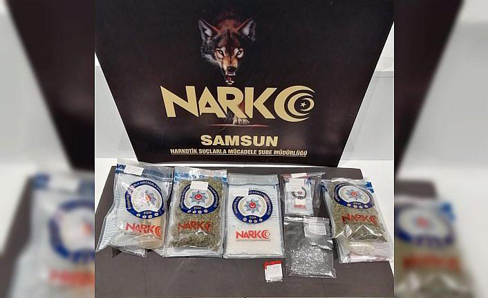Samsun'da düzenlenen uyuşturucu operasyonunda 3 şüpheli yakalandı