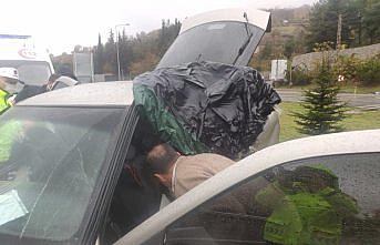 Samsun'daki trafik kazasında 3 kişi yaralandı