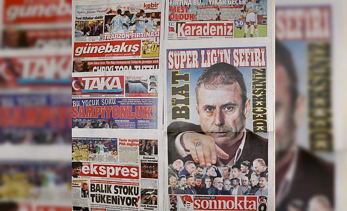 Trabzonspor'un Gaziantep FK galibiyetinin yerel basınında yankıları