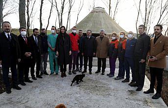 AK Parti'li Karaaslan Samsun'daki sokak hayvanları bakım merkezini inceledi: