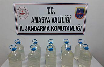 Amasya'da uyuşturucu ve sahte alkol operasyonunda 2 zanlı yakalandı