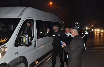 Boyabat ilçesinde öğrenci servisleri denetlendi