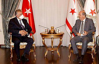 Doğa Koleji yöneticilerinden KKTC Cumhurbaşkanı Tatar'a ziyaret