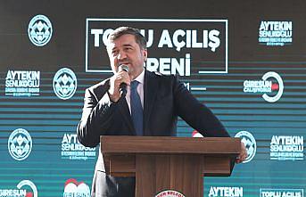 Giresun'da tamamlanan projeler hizmete alındı