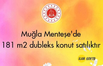 Muğla Menteşe'de 181 m² dubleks konut icradan satılıktır