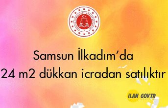 Samsun İlkadım7da 24 m2 dükkan icradan satılıktır