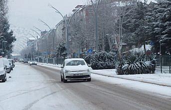 Tokat'ta kar etkili oldu
