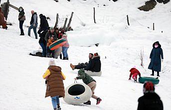 Ayder Yaylası'nda yılbaşı yoğunluğu yaşanıyor