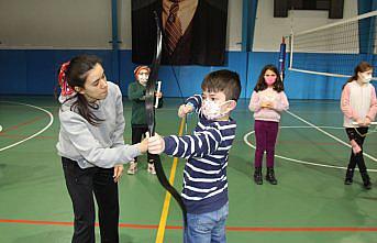 Havza’da çocuklar için okçuluk kursu açıldı