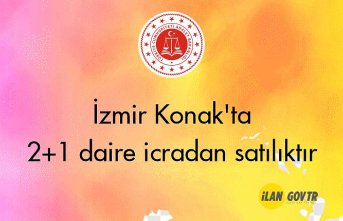 İzmir Konak'ta 2+1 daire icradan satılıktır