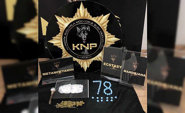 Karabük'te iki ayda uyuşturucu operasyonlarında yakalanan 40 şüpheliden 4'ü tutuklandı