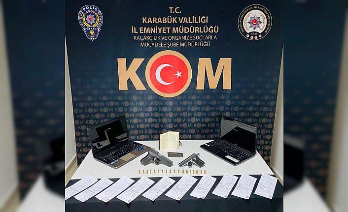 Karabük'te tefecilik operasyonunda bir şüpheli tutuklandı