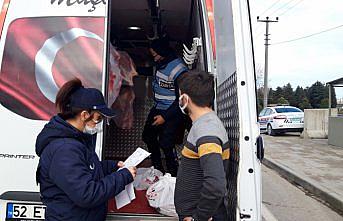 Ordu'da 2 ton kaçak et ele geçirildi