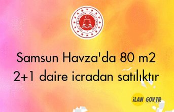 Samsun Havza'da 80 m² 2+1 daire icradan satılıktır
