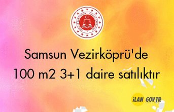 Samsun Vezirköprü'de 100 m² 3+1 daire icradan satılıktır