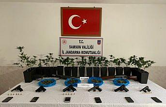 Samsun'da 16 adreste uyuşturucu bulunduran şüpheli yakalandı