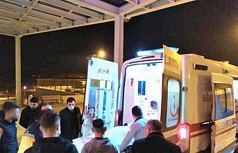 Samsun'da iki otomobilin çarpışması sonucu 4 kişi yaralandı