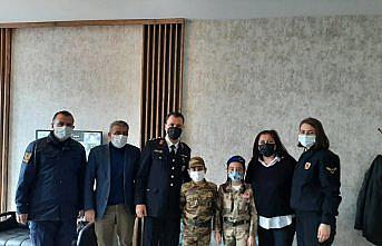 Samsun'da minik öğrenciler 