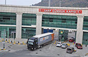 Sarp Sınır Kapısı'nda geçen yıl 156 kaçakçılık olayı önlendi