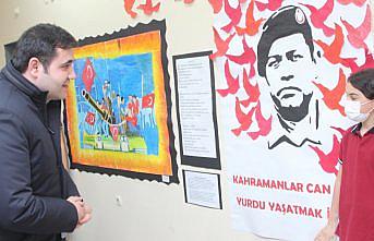 Taşova’da 15 Temmuz resim sergisi açıldı