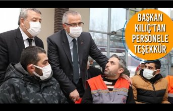 Başkan Kılıç'tan Personele Teşekkür