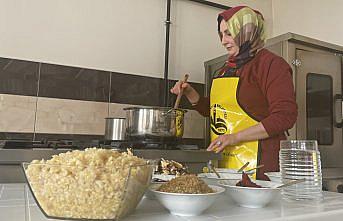 Bayburt'ta kış aylarının vazgeçilmez lezzeti 