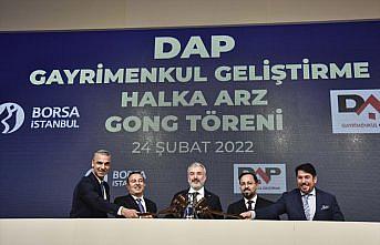 Borsa İstanbul'da gong Dap Gayrimenkul için çaldı