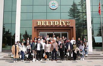 Amasya Üniversitesi Mimarlık Fakültesi öğrencileri Başkan Üçok'u ziyaret etti