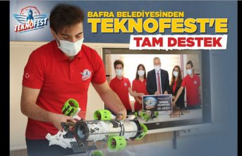 BAFRA BELEDİYESİNDEN TEKNOFEST’E TAM DESTEK
