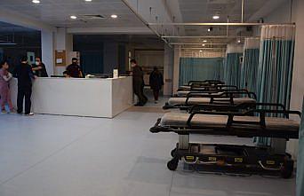 Düzce Üniversitesi Hastanesinin acil servis sarı alanı yenilendi