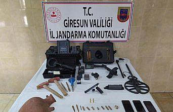 Giresun'da izinsiz kazı yaptıkları iddiasıyla 7 şüpheli yakalandı