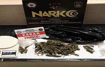 Giresun'da uyuşturucu operasyonunda yakalanan kişi tutuklandı