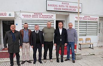 Havza Belediye Başkanı Özdemir'den esnaf odalarına ziyaret