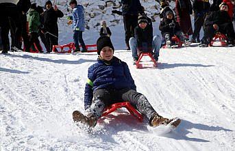 Ilgaz Yurduntepe Kayak Merkezini bu kez ilçede eğitim gören öğrenciler doldurdu