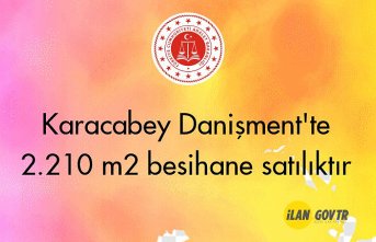 Karacabey Danişment'te 2.210 m² besihane icradan satılıktır