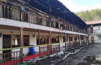 Kastamonu'da öğrencilerin kaldığı sosyal tesiste yangın çıktı