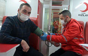 Merzifon'da kan bağışı kampanyası düzenlendi